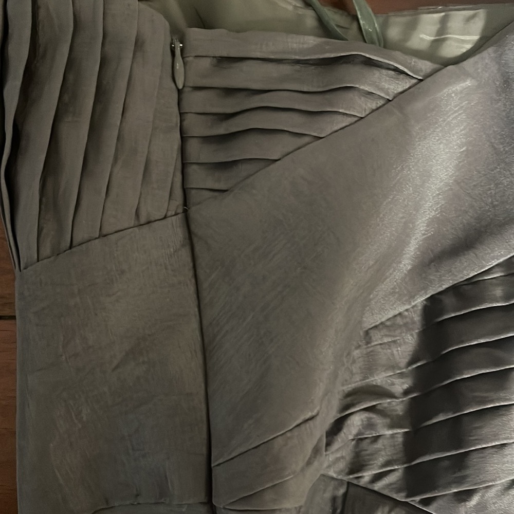 Bcbg Generation Gray Dress With Subtle Shimmer/Me… - image 5